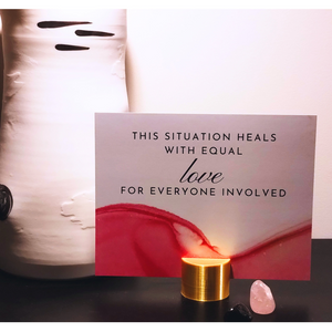 Healing Relationships Meditation Bundle - Meditations, Cards and Crystals